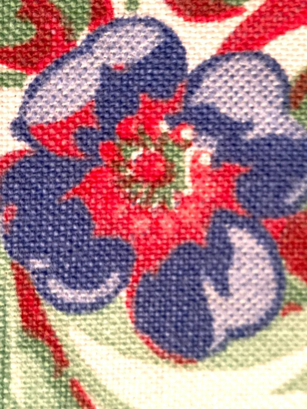 100% Cotton Vintage Table Runner ca. 1950s